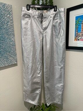 Universal Thread Silver Metallic Chinos